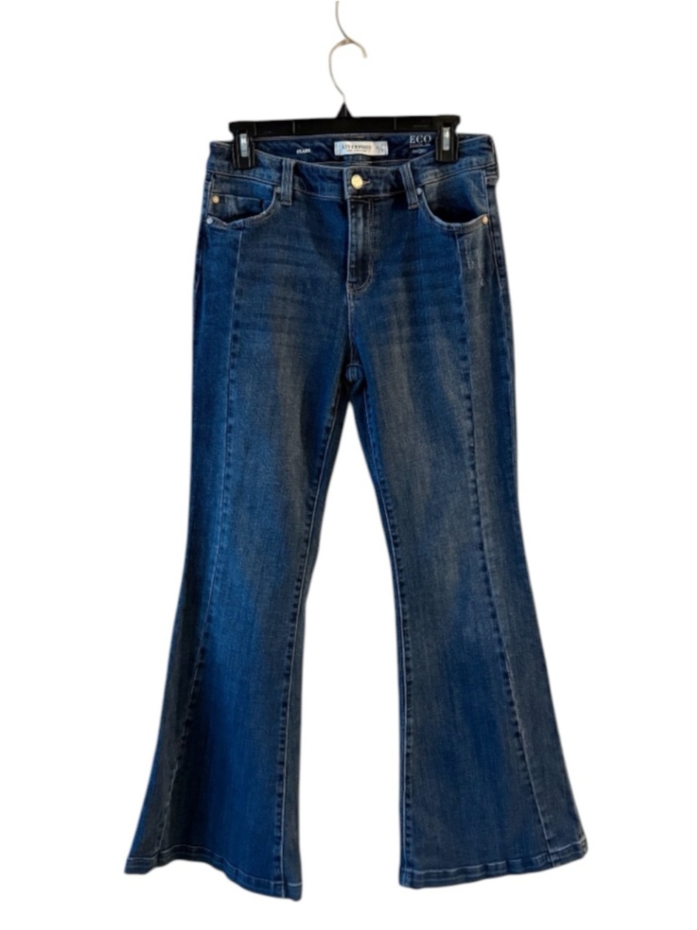 Liverpool Los Angeles Eco Logical Flare Jeans Size 10 Dark Wash